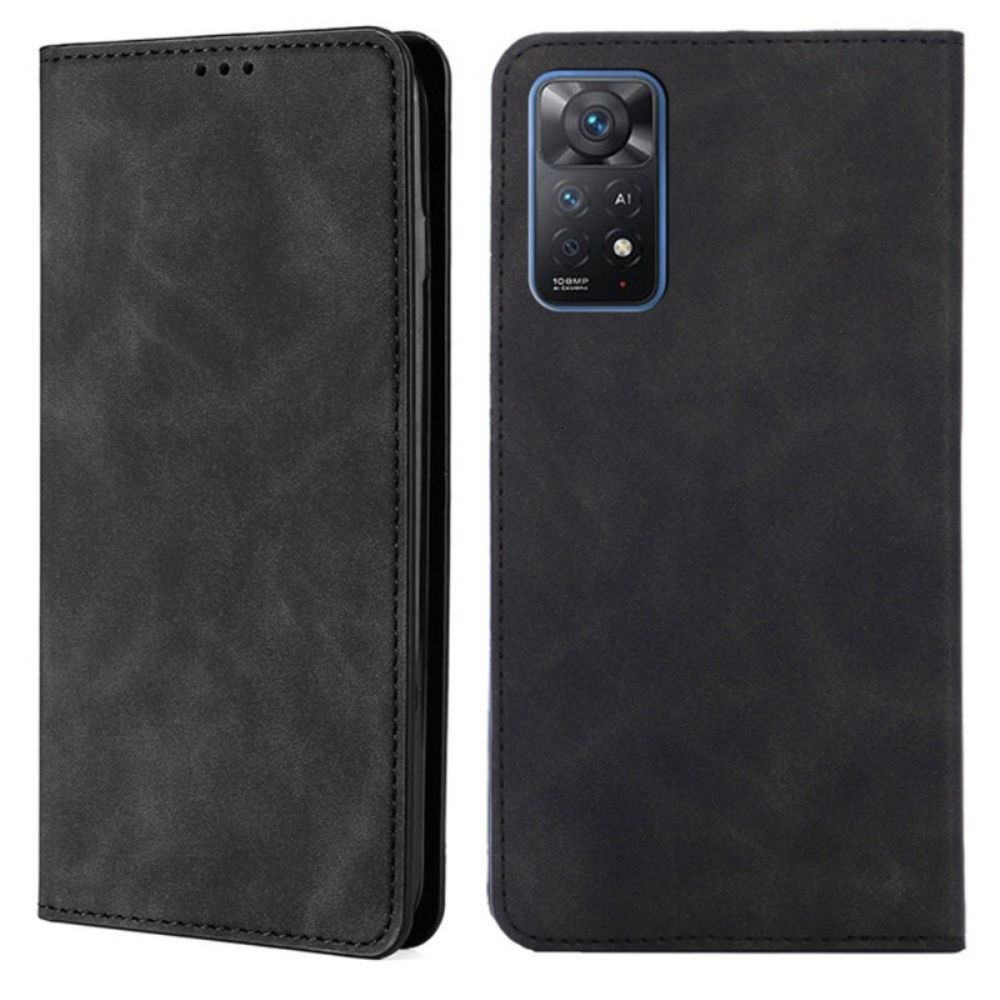 Bescherming Hoesje voor Xiaomi Redmi Note 11 Pro 4G / 5G Folio-hoesje Skin-touch-ontwerp