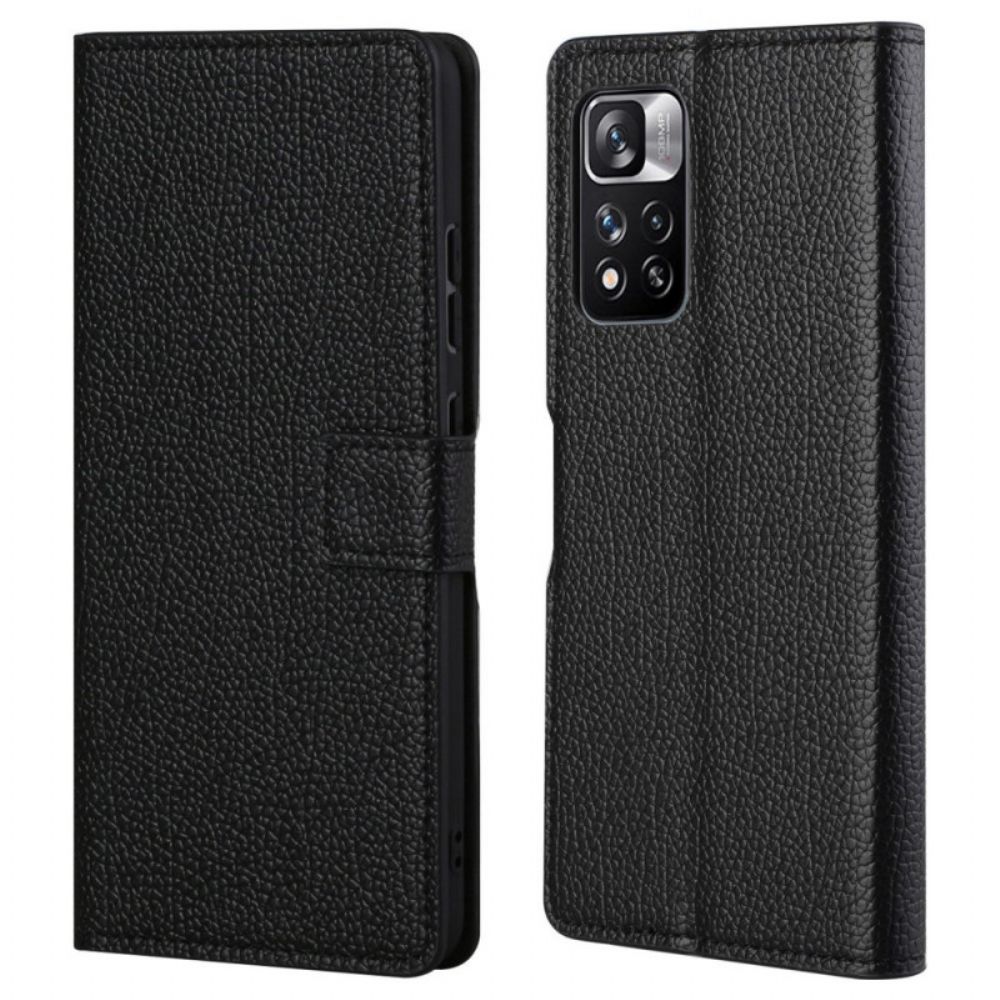 Flip Case voor Xiaomi Redmi Note 11 Pro 4G / 5G Litchi Graan