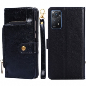 Flip Case voor Xiaomi Redmi Note 11 Pro 4G / 5G Portemonnee En Lanyard Aan De Voorkant