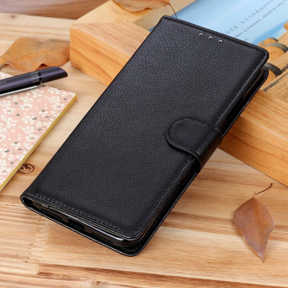 Flip Case voor Xiaomi Redmi Note 11 Pro 4G / 5G Traditioneel Litchi-kunstleer