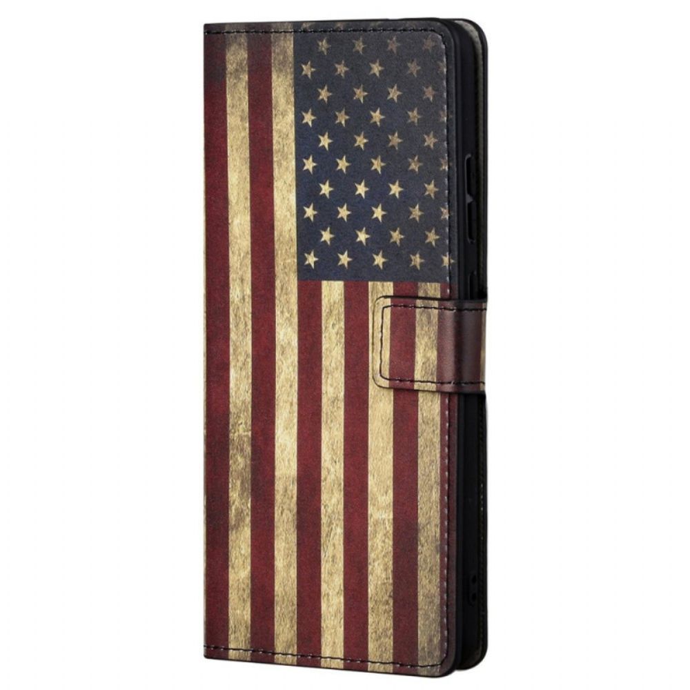 Flip Case voor Xiaomi Redmi Note 11 Pro 4G / 5G Vlag Van De Vs