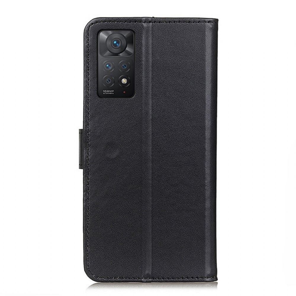 Folio-hoesje voor Xiaomi Redmi Note 11 Pro 4G / 5G Eenvoudig Kunstleer