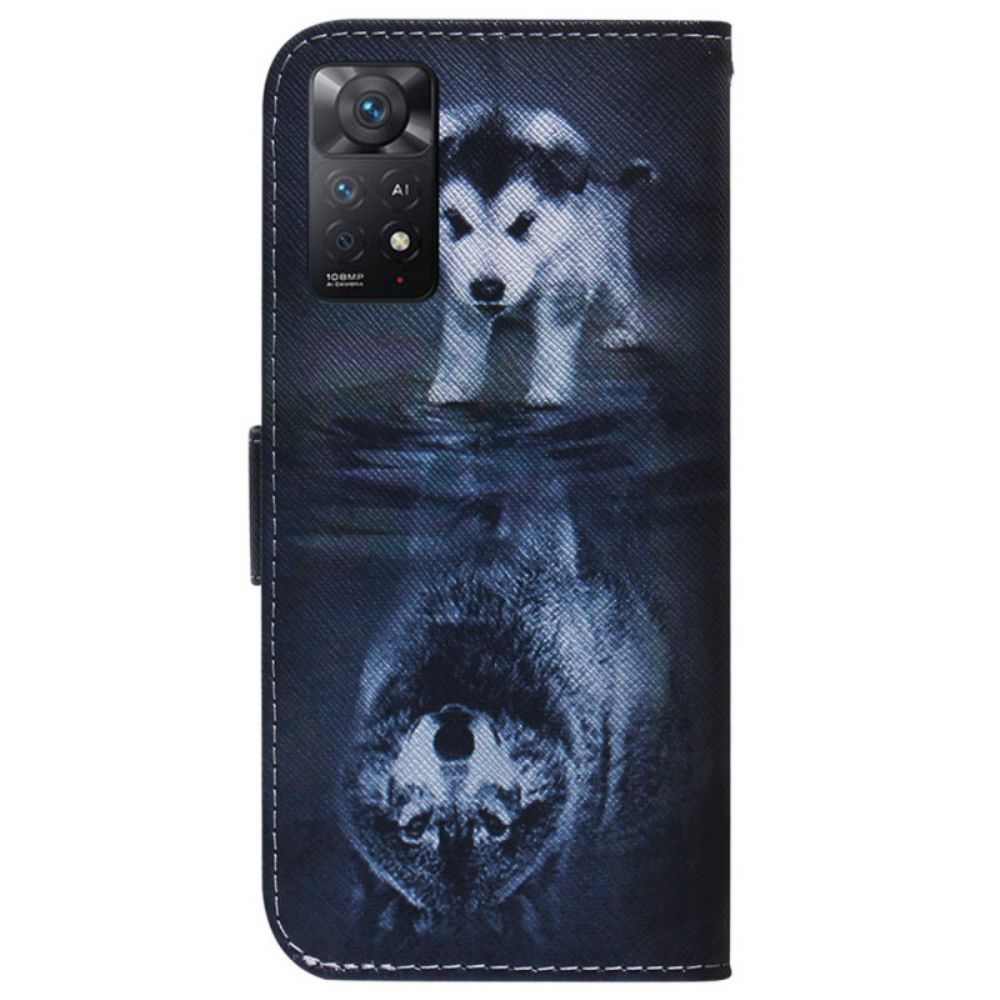 Folio-hoesje voor Xiaomi Redmi Note 11 Pro 4G / 5G Enesto De Wolf