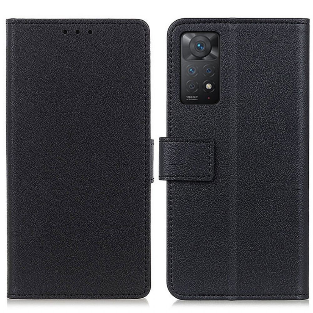 Folio-hoesje voor Xiaomi Redmi Note 11 Pro 4G / 5G Klassieke Leerstijl