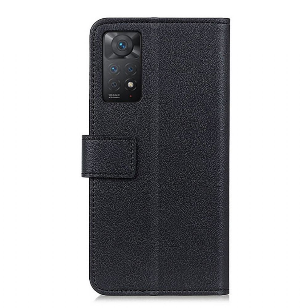 Folio-hoesje voor Xiaomi Redmi Note 11 Pro 4G / 5G Klassieke Leerstijl