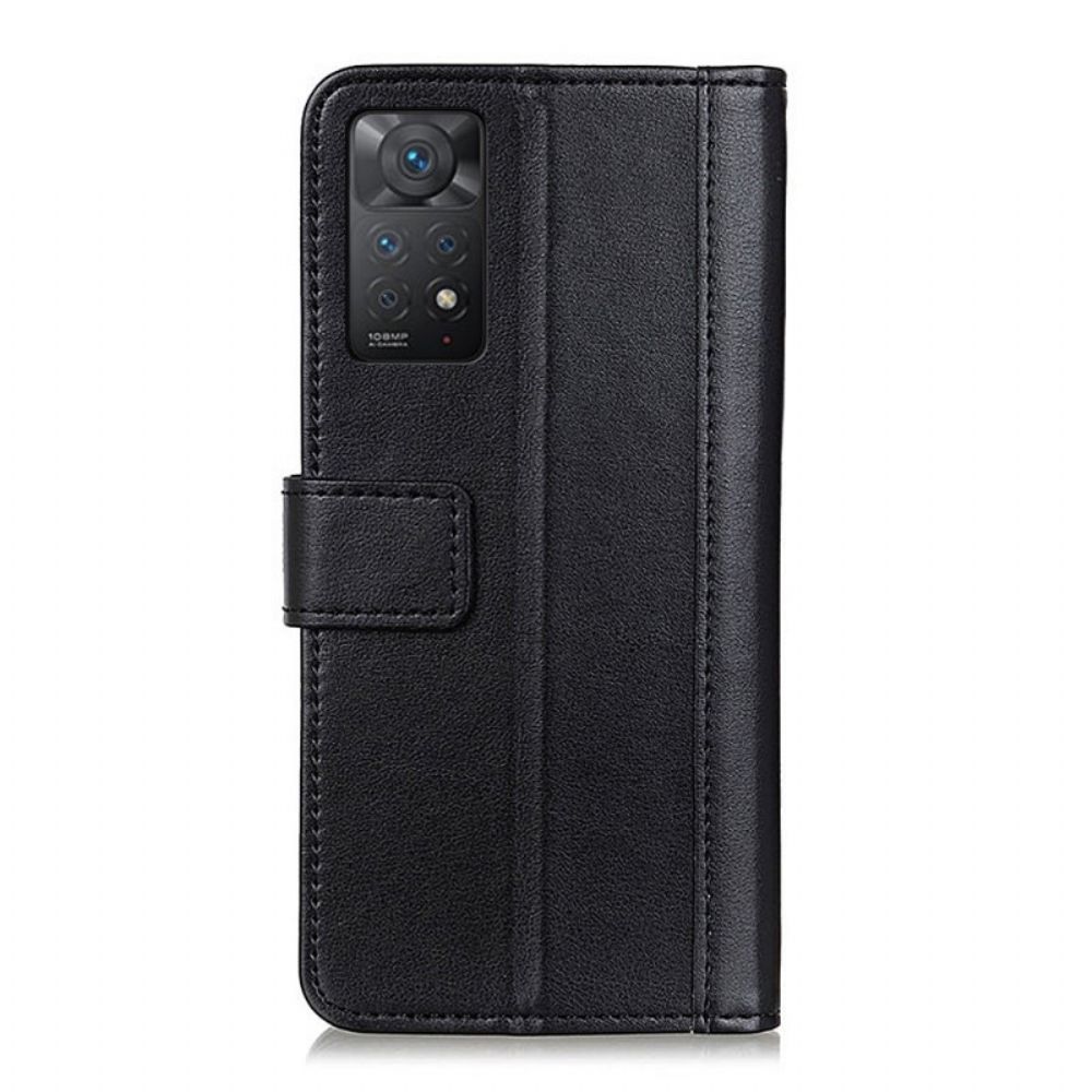 Folio-hoesje voor Xiaomi Redmi Note 11 Pro 4G / 5G Leerstijl