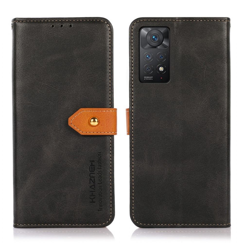 Folio-hoesje voor Xiaomi Redmi Note 11 Pro 4G / 5G Met Khazneh-band