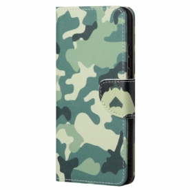 Folio-hoesje voor Xiaomi Redmi Note 11 Pro 4G / 5G Militaire Camouflage