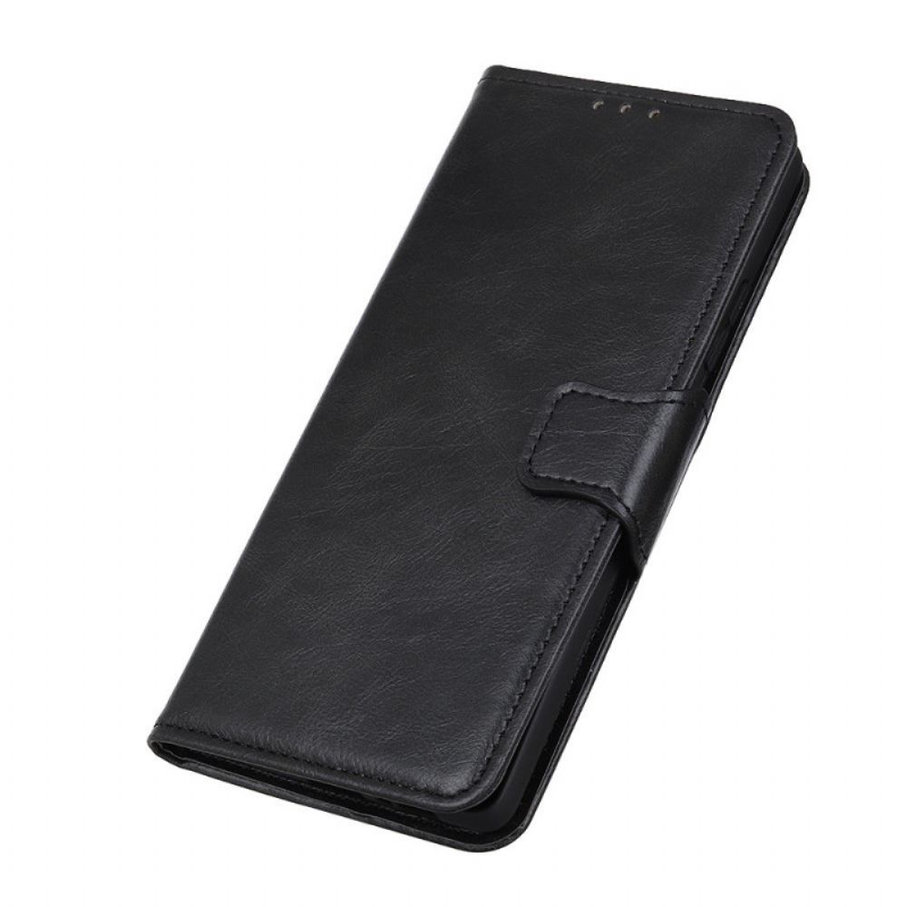 Folio-hoesje voor Xiaomi Redmi Note 11 Pro 4G / 5G Omkeerbare Sluiting Met Leereffect