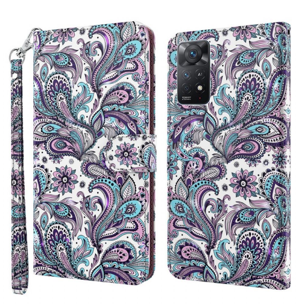 Folio-hoesje voor Xiaomi Redmi Note 11 Pro 4G / 5G Paisley-patroon