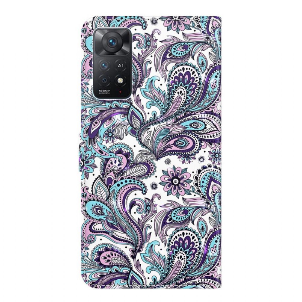 Folio-hoesje voor Xiaomi Redmi Note 11 Pro 4G / 5G Paisley-patroon