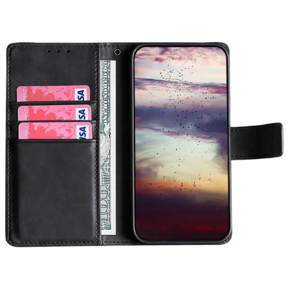 Folio-hoesje voor Xiaomi Redmi Note 11 Pro 4G / 5G Skin-touch Krokodil