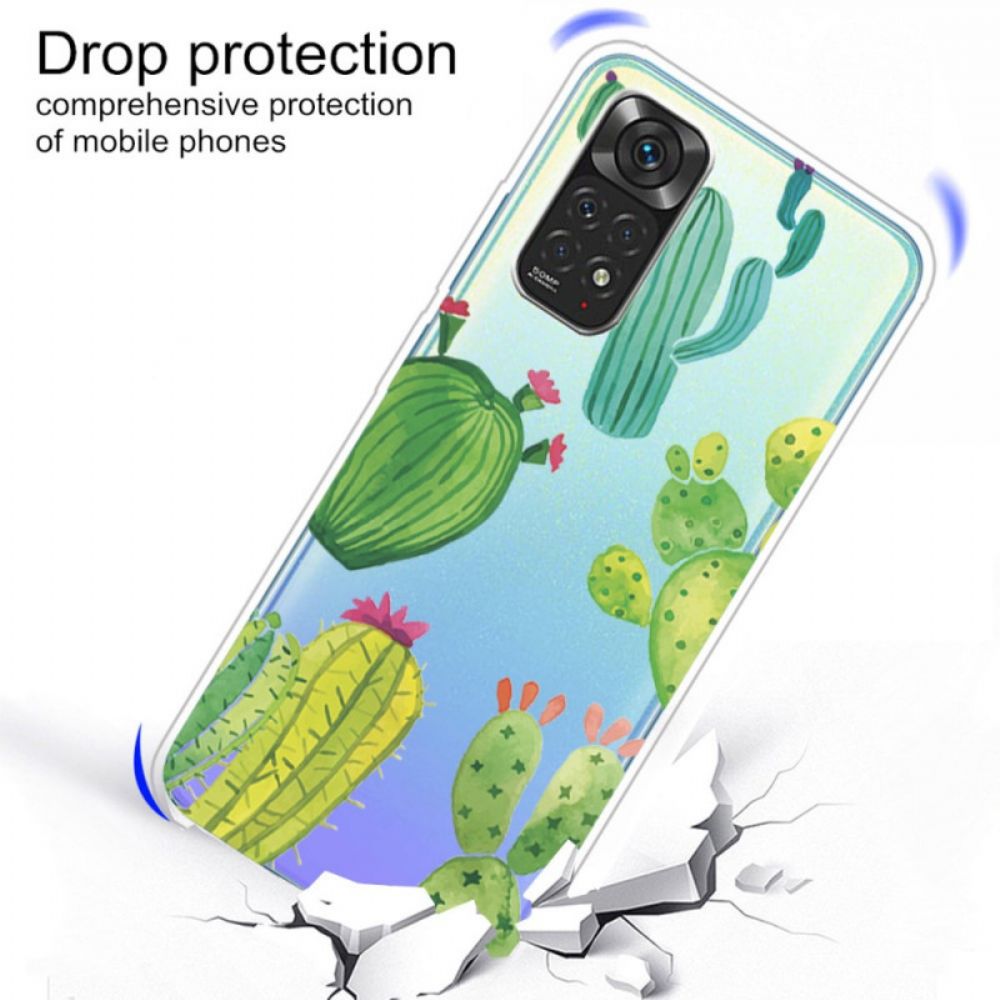 Hoesje voor Xiaomi Redmi Note 11 Pro 4G / 5G Cactus Aquarel