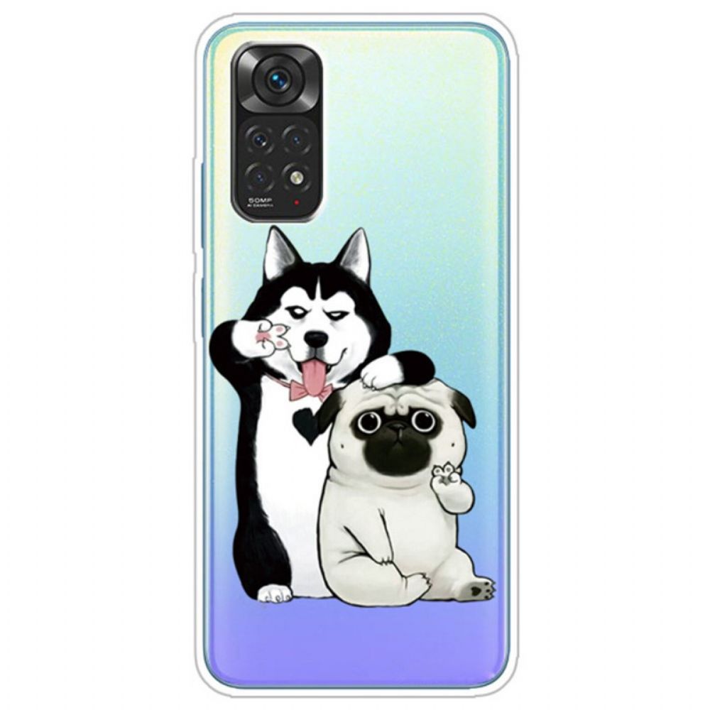 Hoesje voor Xiaomi Redmi Note 11 Pro 4G / 5G Grappige Honden