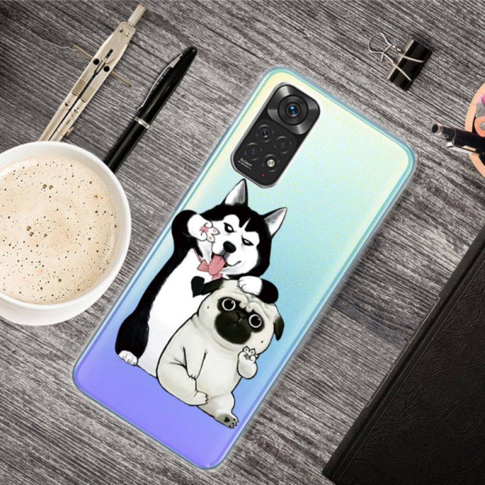 Hoesje voor Xiaomi Redmi Note 11 Pro 4G / 5G Grappige Honden