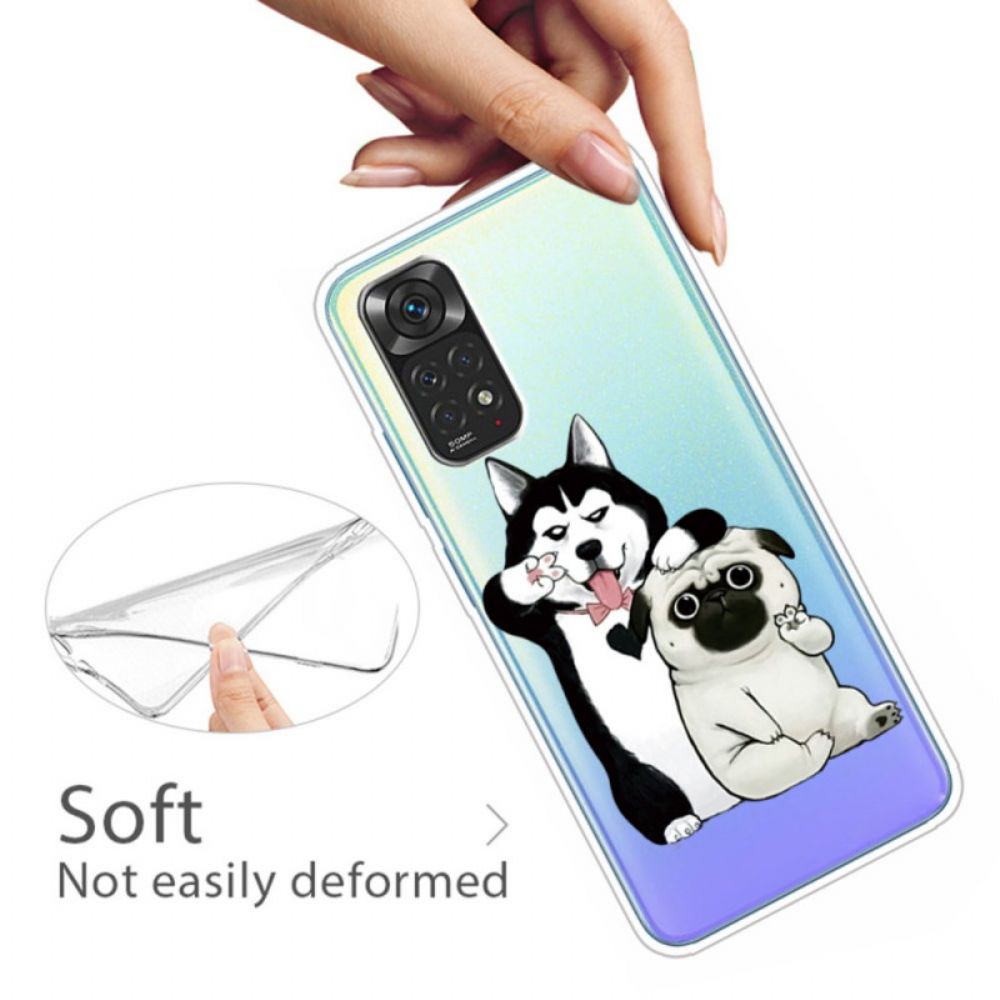 Hoesje voor Xiaomi Redmi Note 11 Pro 4G / 5G Grappige Honden