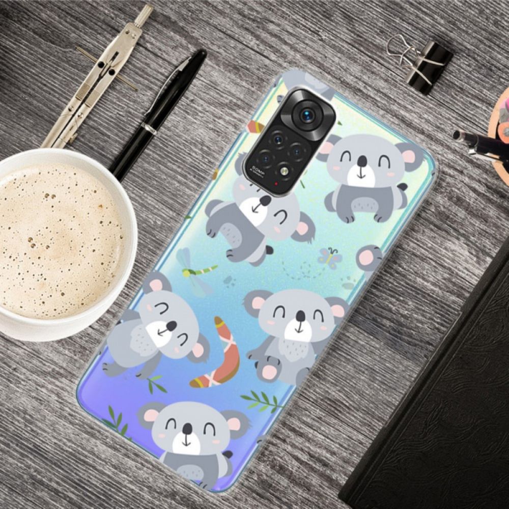 Hoesje voor Xiaomi Redmi Note 11 Pro 4G / 5G Kleine Grijze Koala's