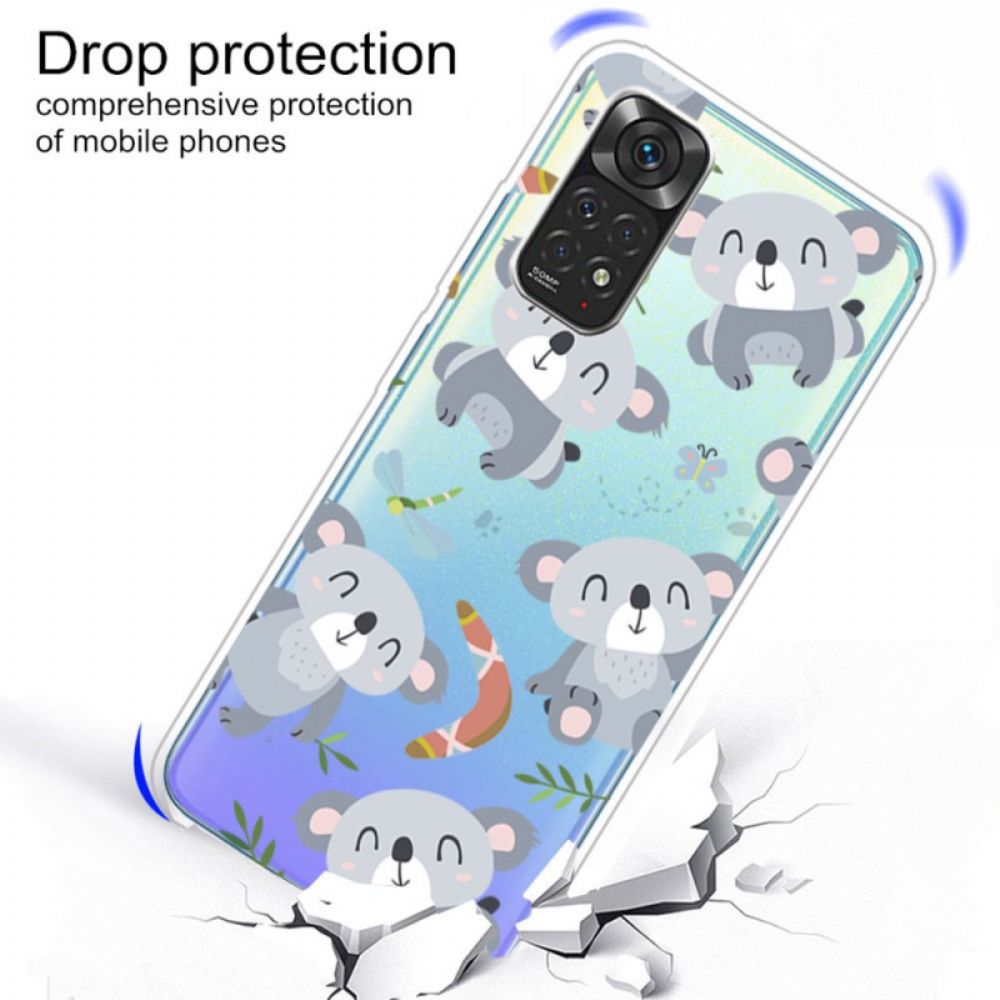 Hoesje voor Xiaomi Redmi Note 11 Pro 4G / 5G Kleine Grijze Koala's