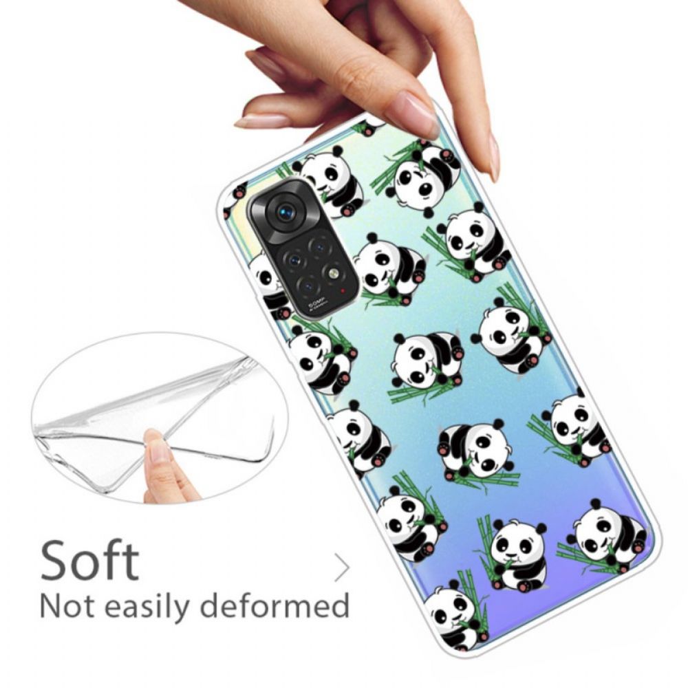 Hoesje voor Xiaomi Redmi Note 11 Pro 4G / 5G Kleine Panda's