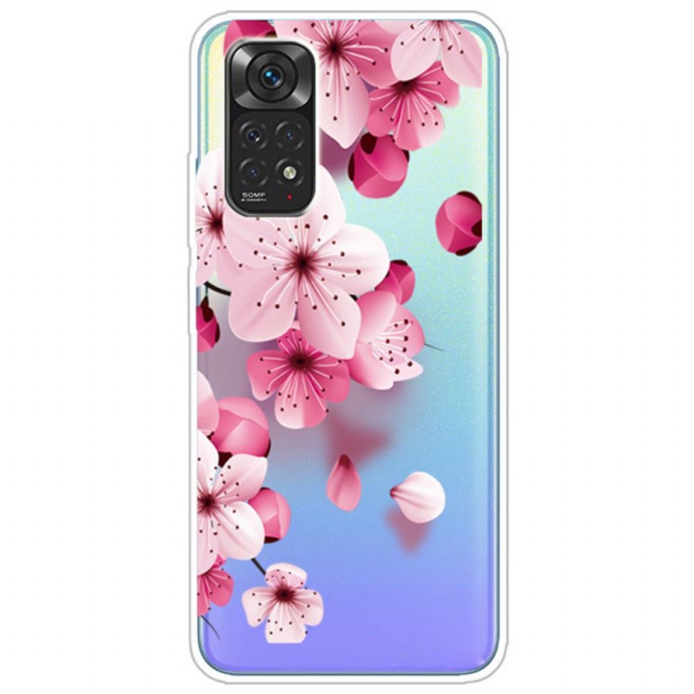 Hoesje voor Xiaomi Redmi Note 11 Pro 4G / 5G Kleine Roze Bloemen