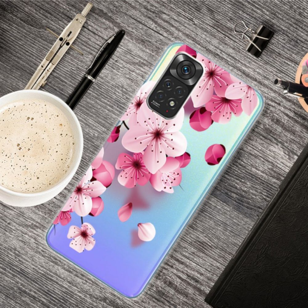 Hoesje voor Xiaomi Redmi Note 11 Pro 4G / 5G Kleine Roze Bloemen