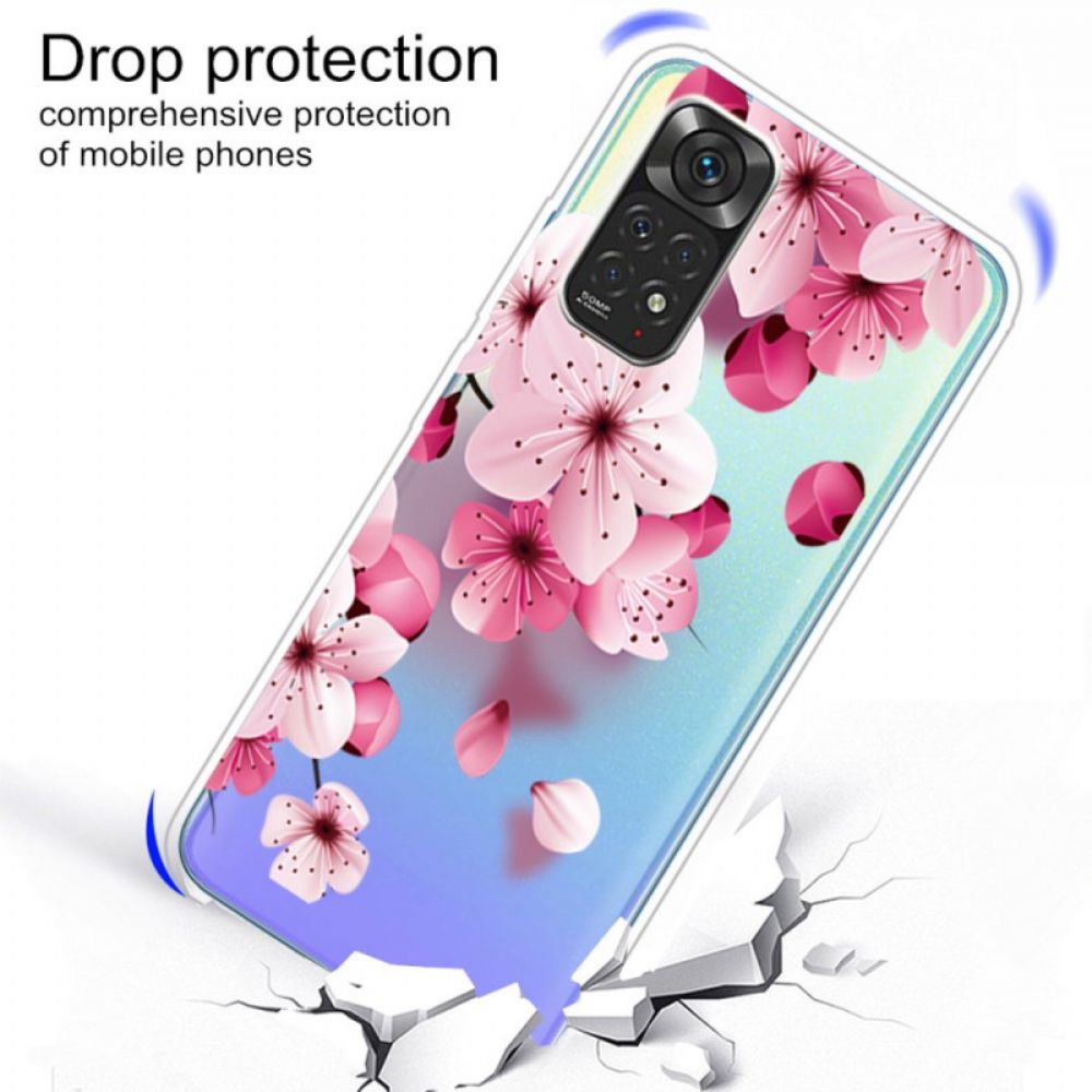 Hoesje voor Xiaomi Redmi Note 11 Pro 4G / 5G Kleine Roze Bloemen