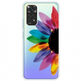 Hoesje voor Xiaomi Redmi Note 11 Pro 4G / 5G Kleurrijke Bloemblaadjes