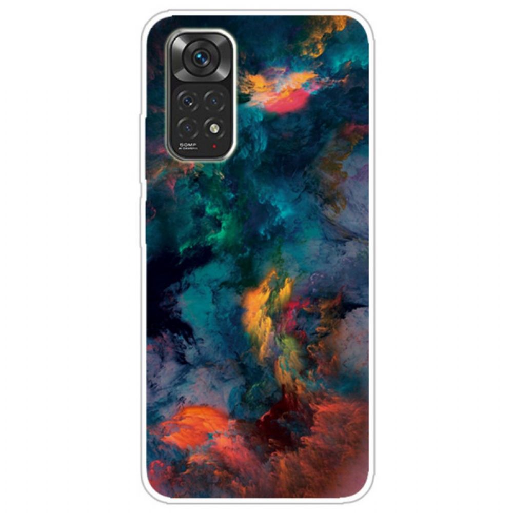 Hoesje voor Xiaomi Redmi Note 11 Pro 4G / 5G Kleurrijke Wolken