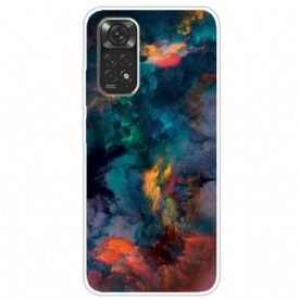 Hoesje voor Xiaomi Redmi Note 11 Pro 4G / 5G Kleurrijke Wolken