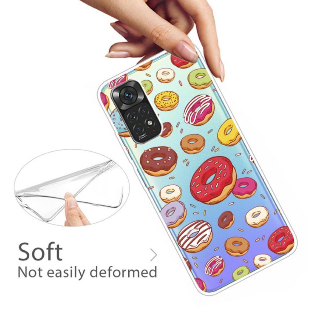 Hoesje voor Xiaomi Redmi Note 11 Pro 4G / 5G Liefde Donuts