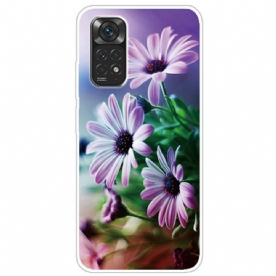 Hoesje voor Xiaomi Redmi Note 11 Pro 4G / 5G Realistische Bloemen