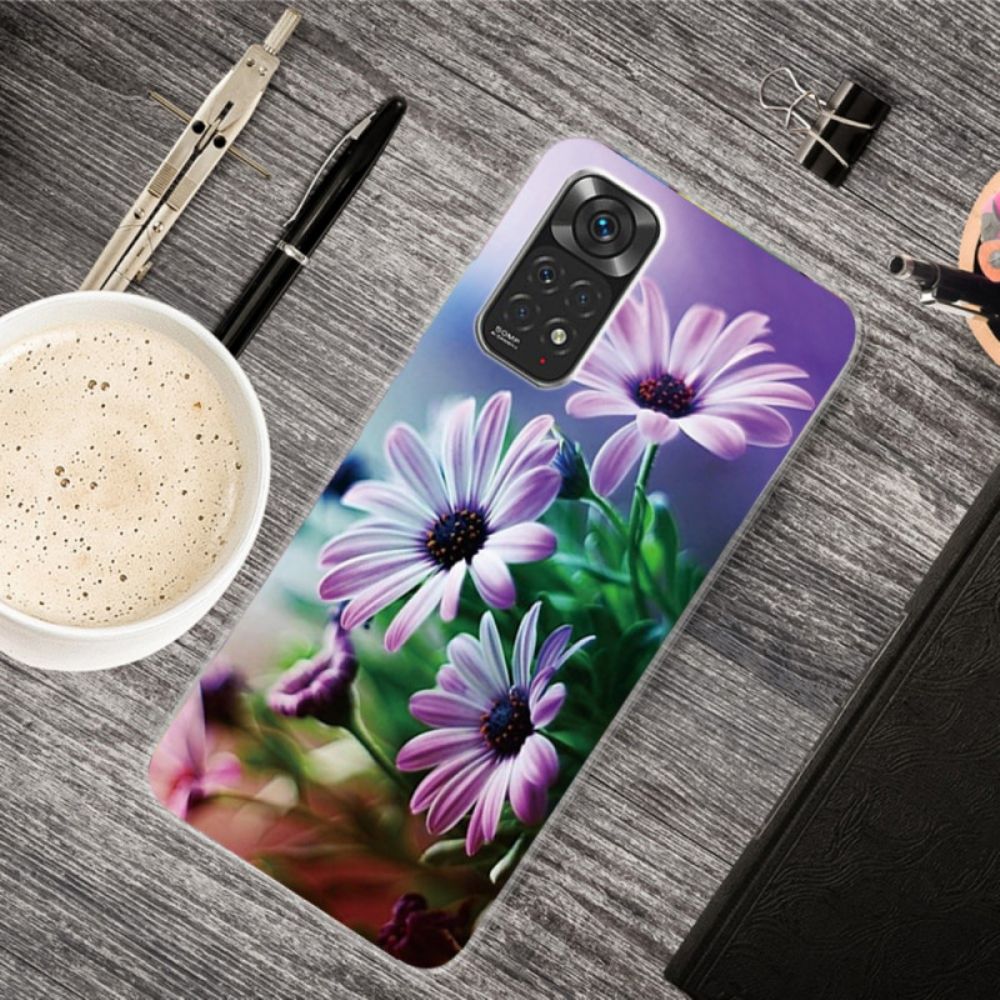 Hoesje voor Xiaomi Redmi Note 11 Pro 4G / 5G Realistische Bloemen