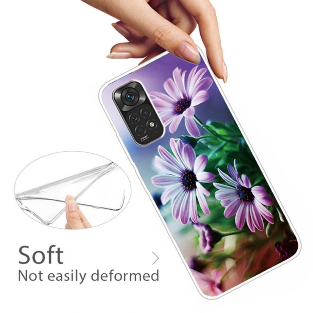 Hoesje voor Xiaomi Redmi Note 11 Pro 4G / 5G Realistische Bloemen