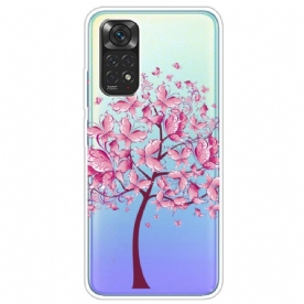 Hoesje voor Xiaomi Redmi Note 11 Pro 4G / 5G Roze Boom Top