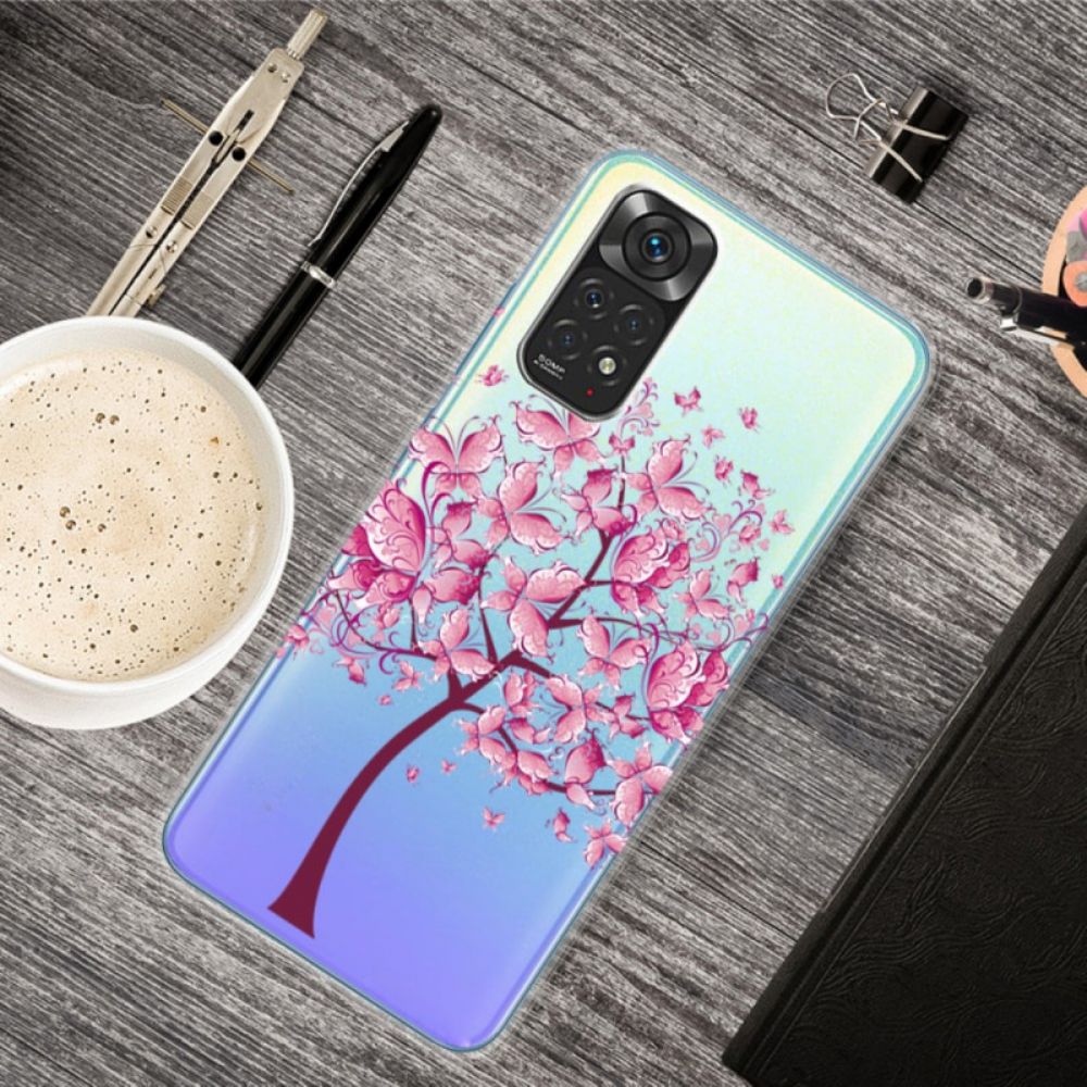 Hoesje voor Xiaomi Redmi Note 11 Pro 4G / 5G Roze Boom Top