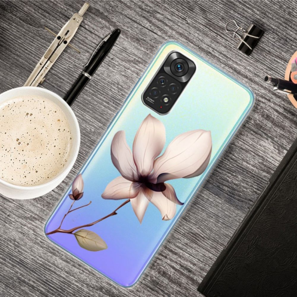 Hoesje voor Xiaomi Redmi Note 11 Pro 4G / 5G Transparante Bloem