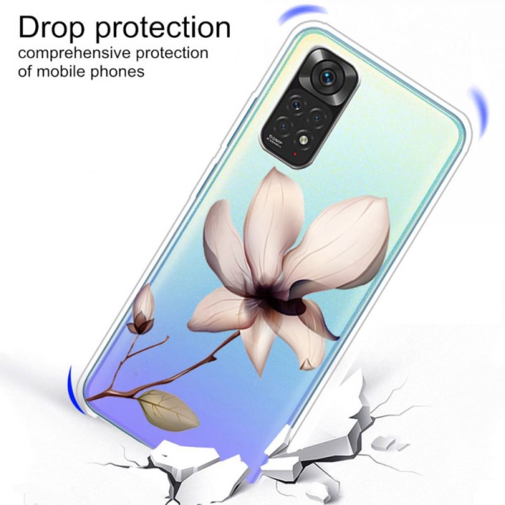 Hoesje voor Xiaomi Redmi Note 11 Pro 4G / 5G Transparante Bloem