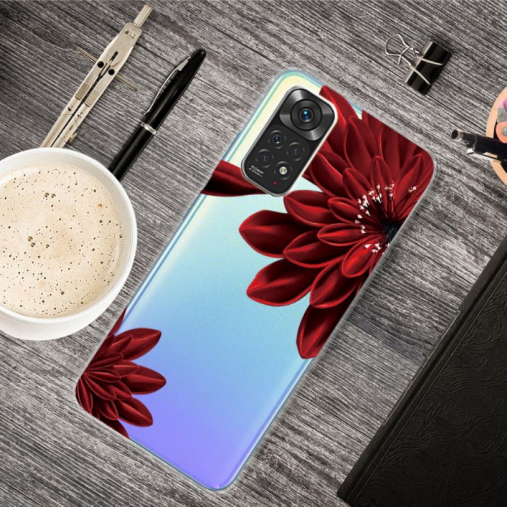 Hoesje voor Xiaomi Redmi Note 11 Pro 4G / 5G Wilde Bloemen