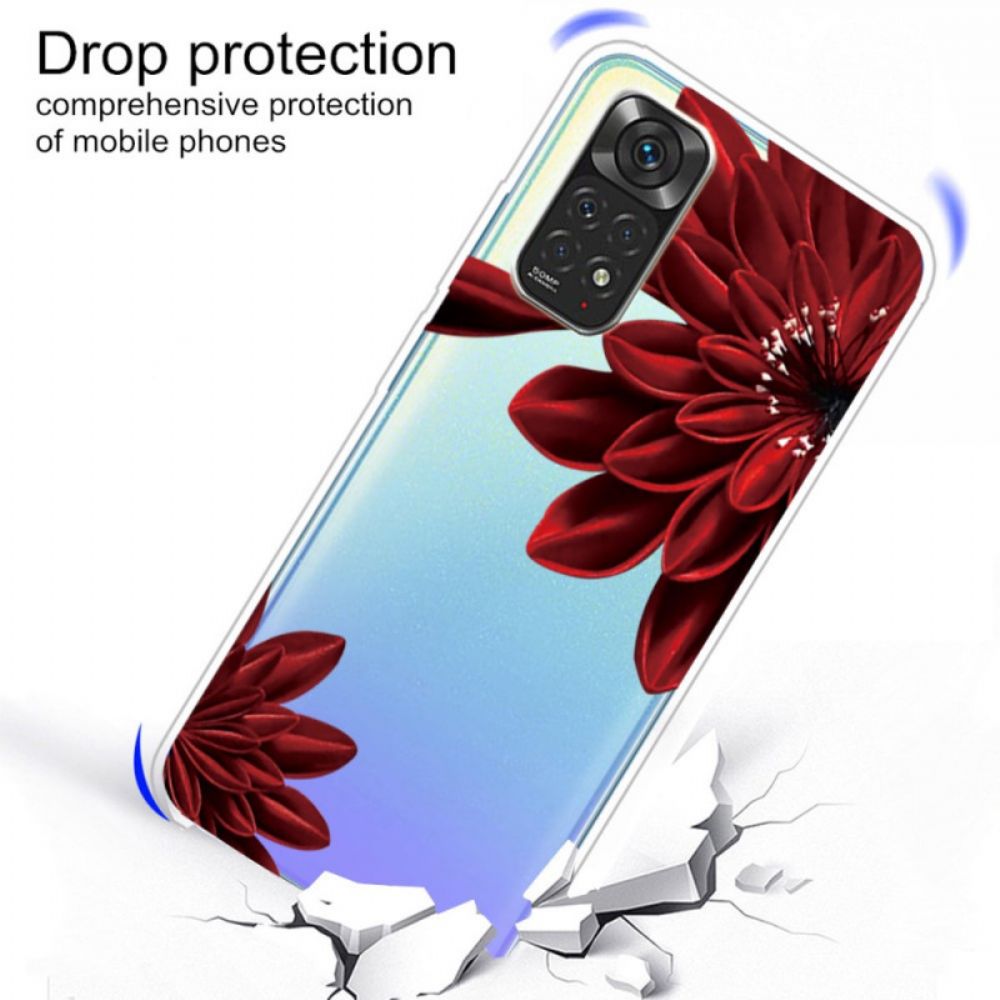 Hoesje voor Xiaomi Redmi Note 11 Pro 4G / 5G Wilde Bloemen