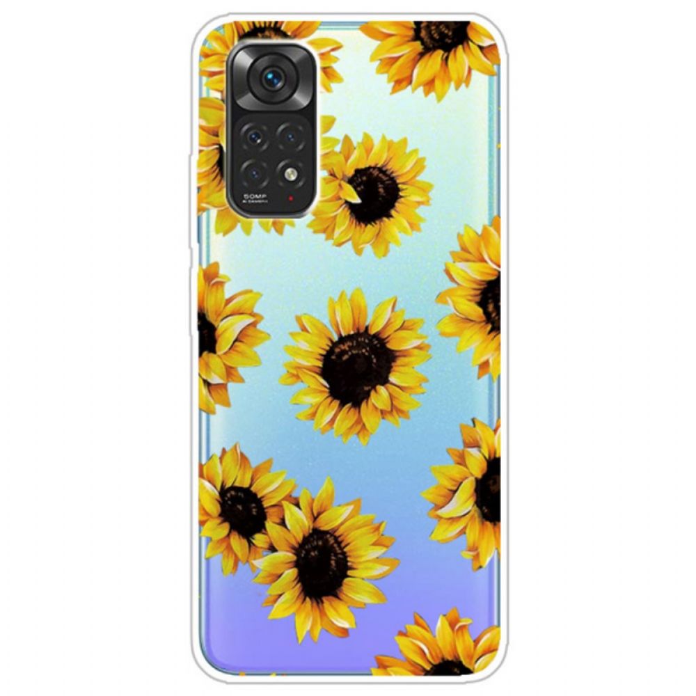 Hoesje voor Xiaomi Redmi Note 11 Pro 4G / 5G Zonnebloemen