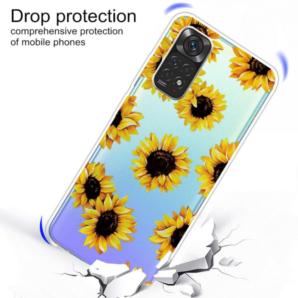 Hoesje voor Xiaomi Redmi Note 11 Pro 4G / 5G Zonnebloemen