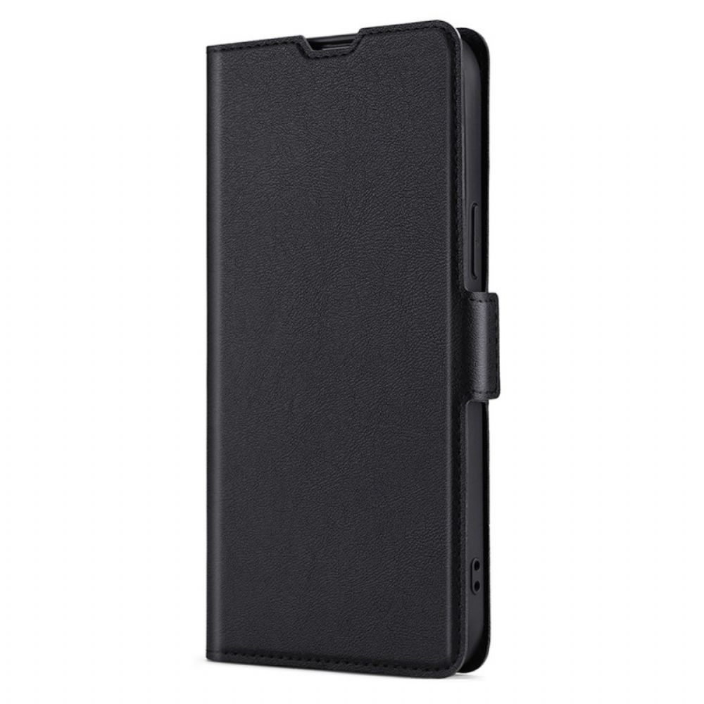 Leren Hoesje voor Xiaomi Redmi Note 11 Pro 4G / 5G Folio-hoesje Dubbele Nieuwe Kleuren Flap