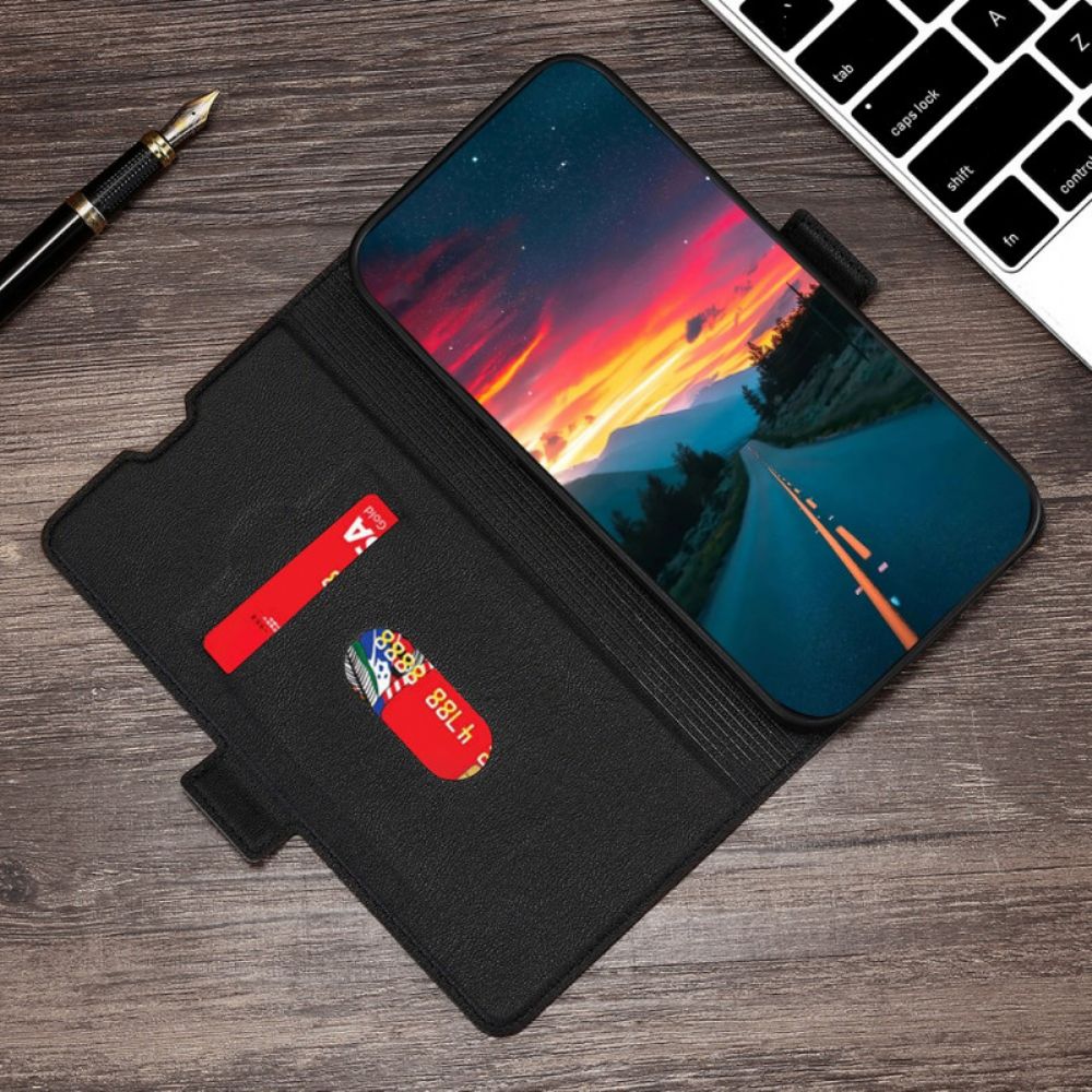 Leren Hoesje voor Xiaomi Redmi Note 11 Pro 4G / 5G Folio-hoesje Dubbele Nieuwe Kleuren Flap