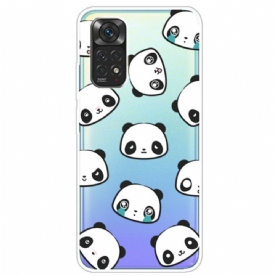 Telefoonhoesje voor Xiaomi Redmi Note 11 Pro 4G / 5G Sentimentele Panda's