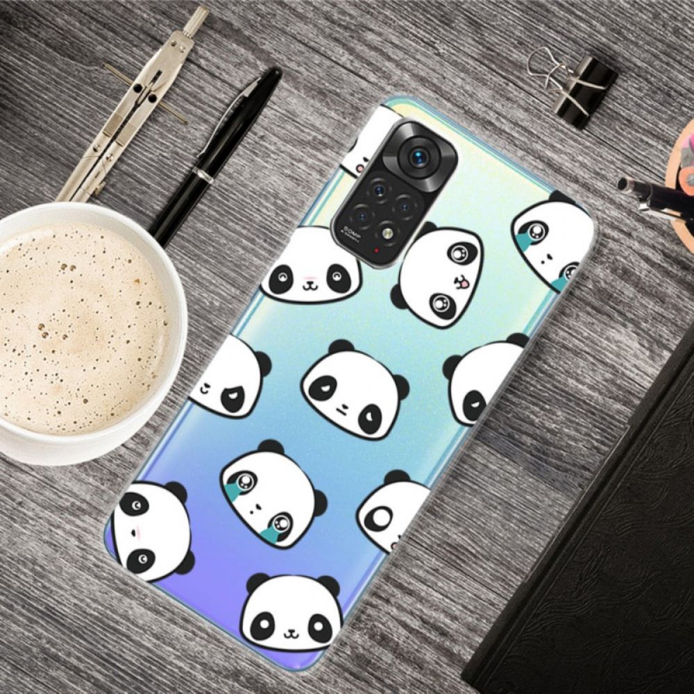 Telefoonhoesje voor Xiaomi Redmi Note 11 Pro 4G / 5G Sentimentele Panda's