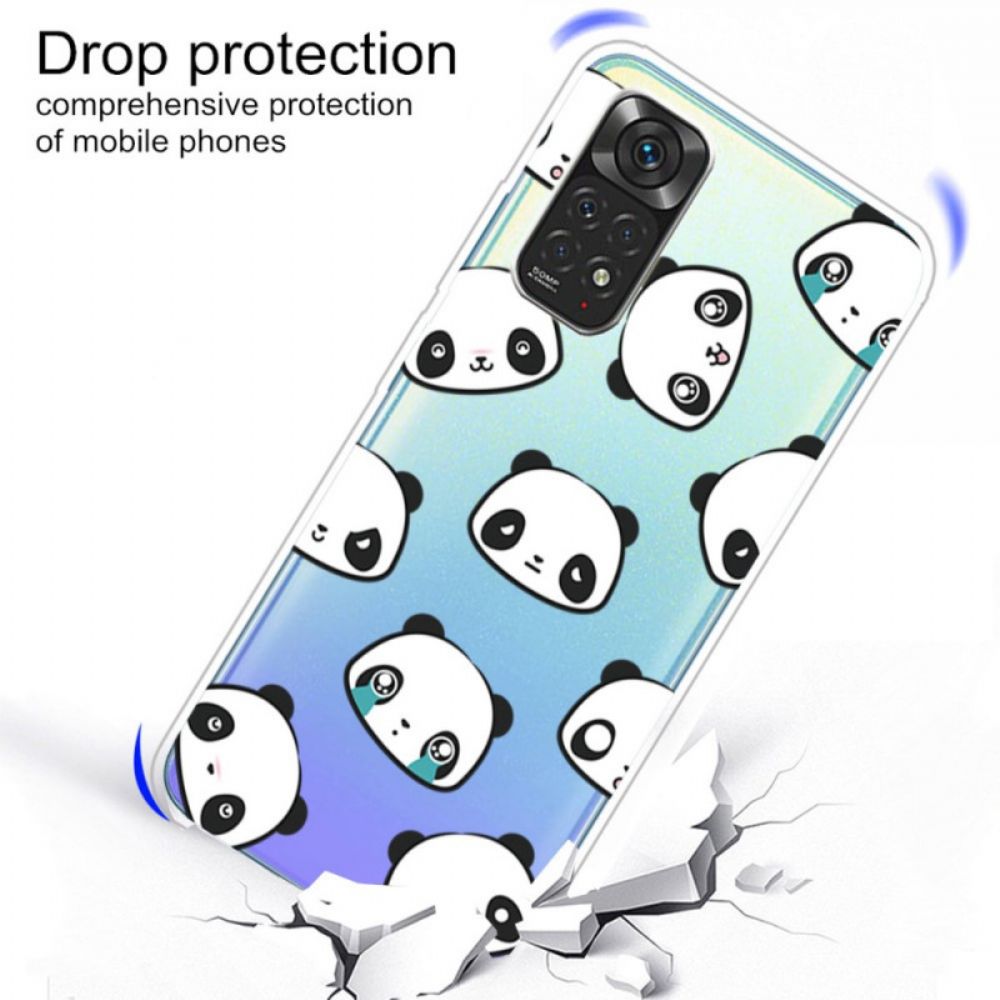 Telefoonhoesje voor Xiaomi Redmi Note 11 Pro 4G / 5G Sentimentele Panda's