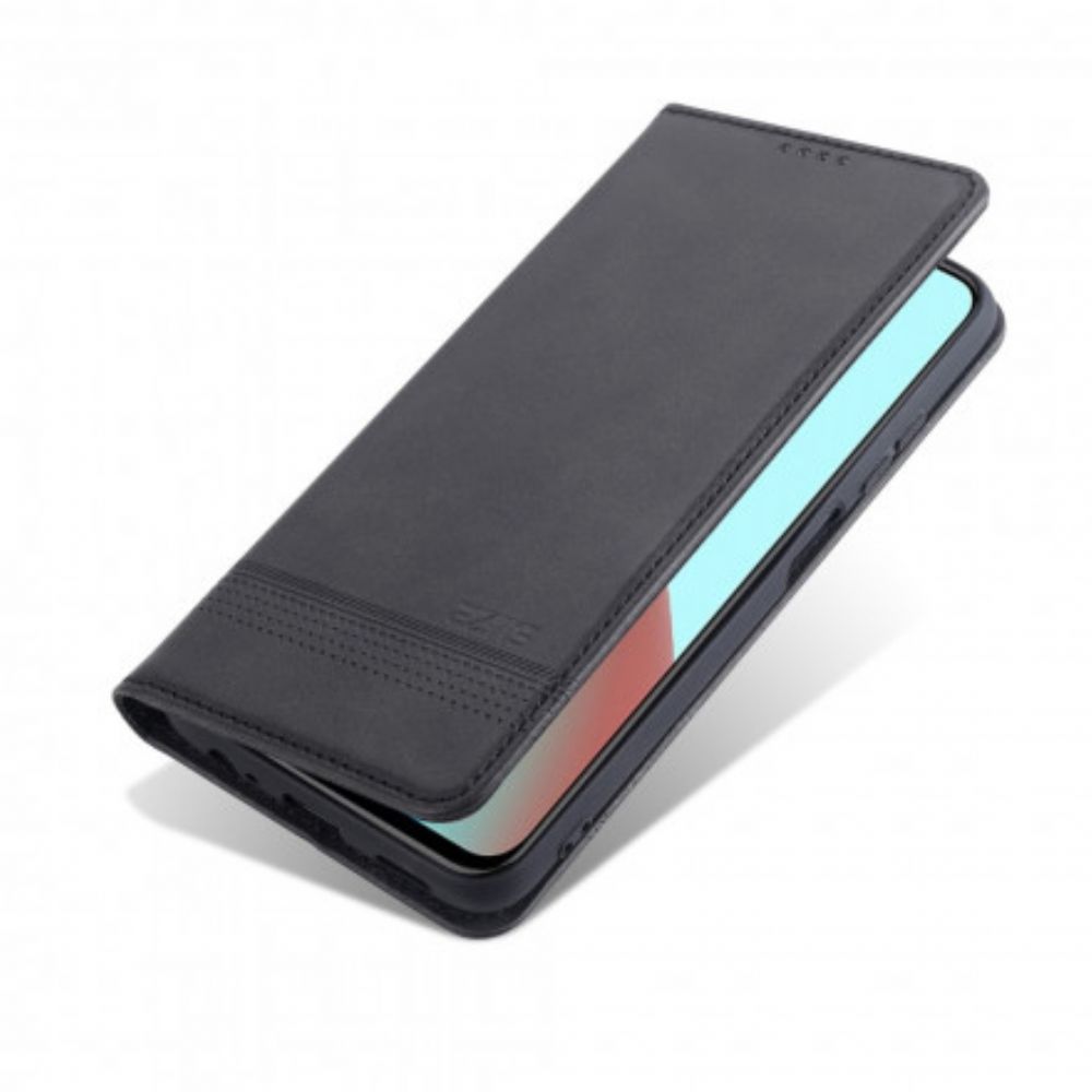 Bescherming Hoesje voor Xiaomi Redmi Note 9 5G / 9T 5G Folio-hoesje Azns Lederen Stijl