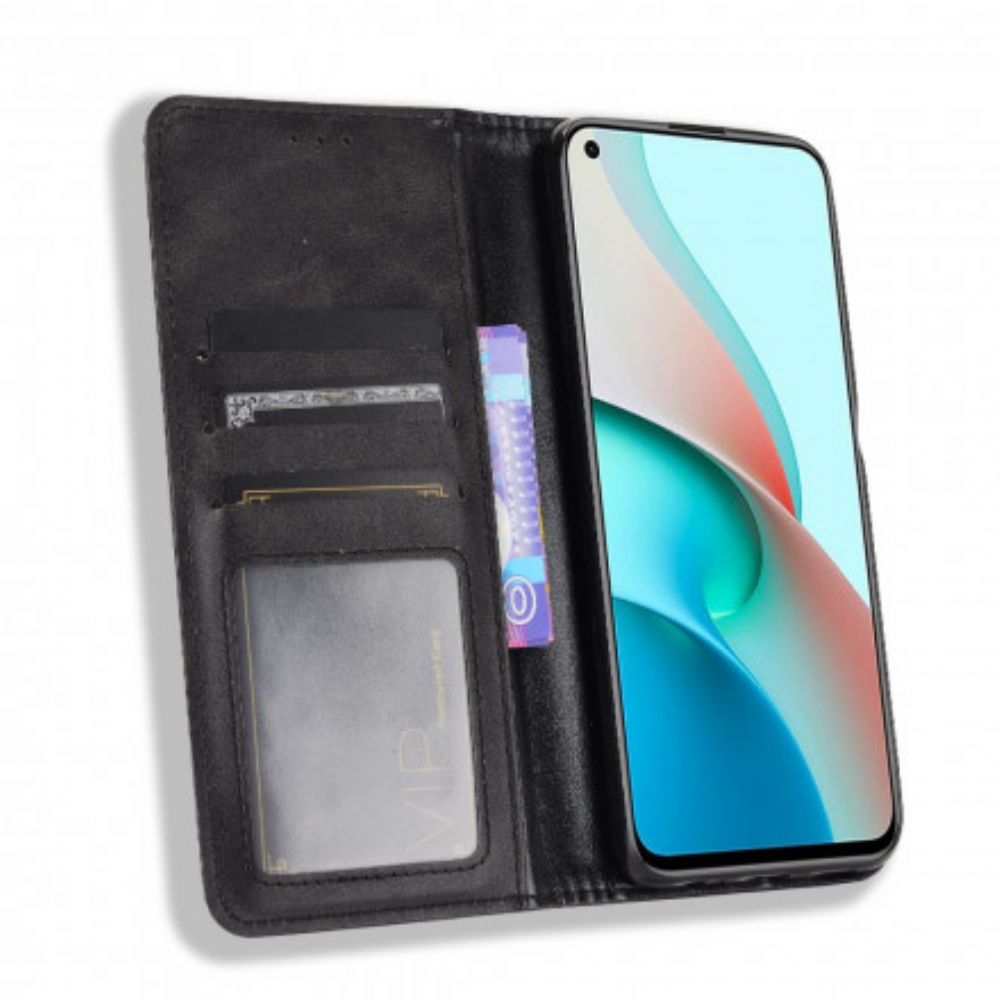 Bescherming Hoesje voor Xiaomi Redmi Note 9 5G / 9T 5G Folio-hoesje Gestileerd Leereffect