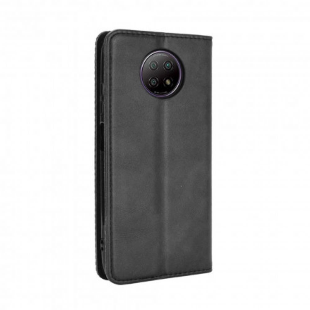 Bescherming Hoesje voor Xiaomi Redmi Note 9 5G / 9T 5G Folio-hoesje Gestileerd Leereffect