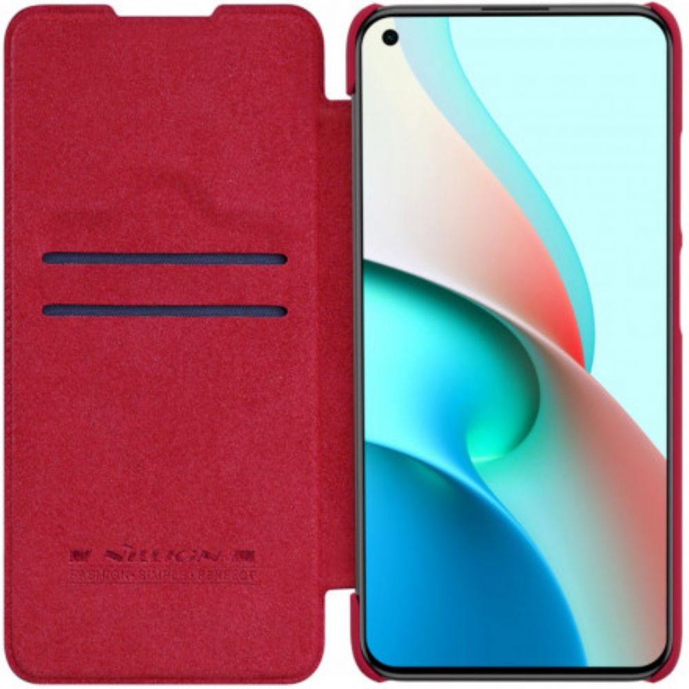 Bescherming Hoesje voor Xiaomi Redmi Note 9 5G / 9T 5G Folio-hoesje Nillkin Qin-serie